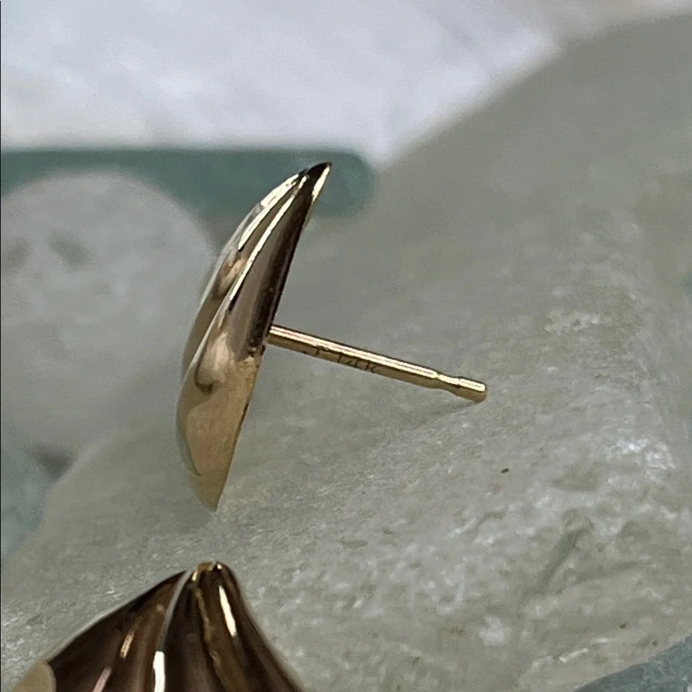 14K Gold Earrings - Picture 3 of 5
